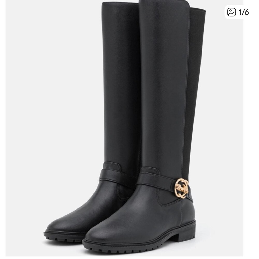 COACH Farrah Leather Boot